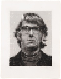 "Keith II" (1981) by Chuck Close