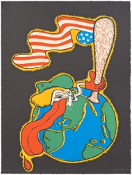 "World of America, No. 2" by Peter Saul