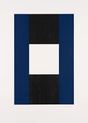 "Untitled (Blue/Black)" (1992) by Andrew Spence 