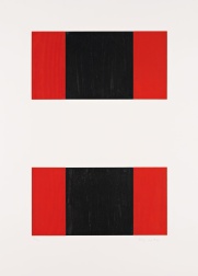 "Untitled (Red/Black)" (1992) by Andrew Spence