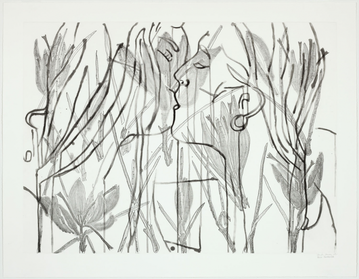 "Harvest Kiss (In Winter)" (2008) by Ghada Amer and Reza Farkhondeh