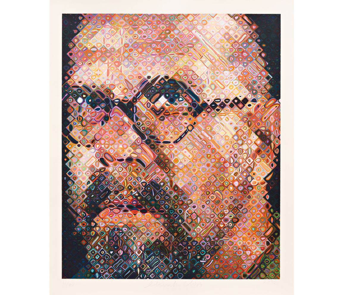 "Self-Portrait" (2000) by Chuck Close