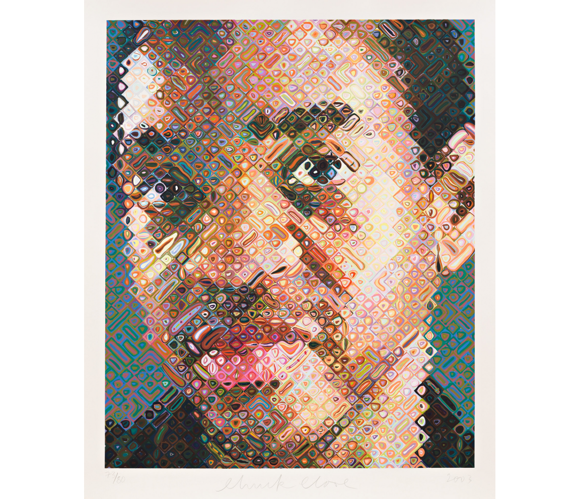 "Lyle" (2003) by Chuck Close