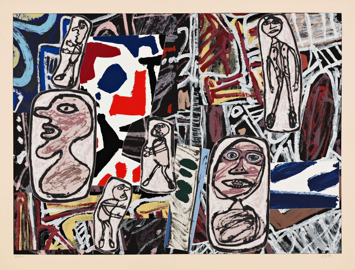 "Faits Memorables I" (1978) by Jean Dubuffet