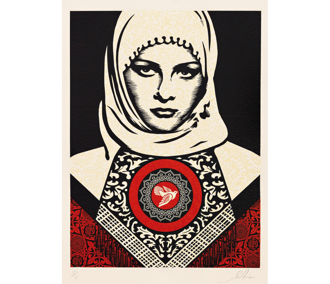 "Arab Woman" (2012) by Shepard Fairey
