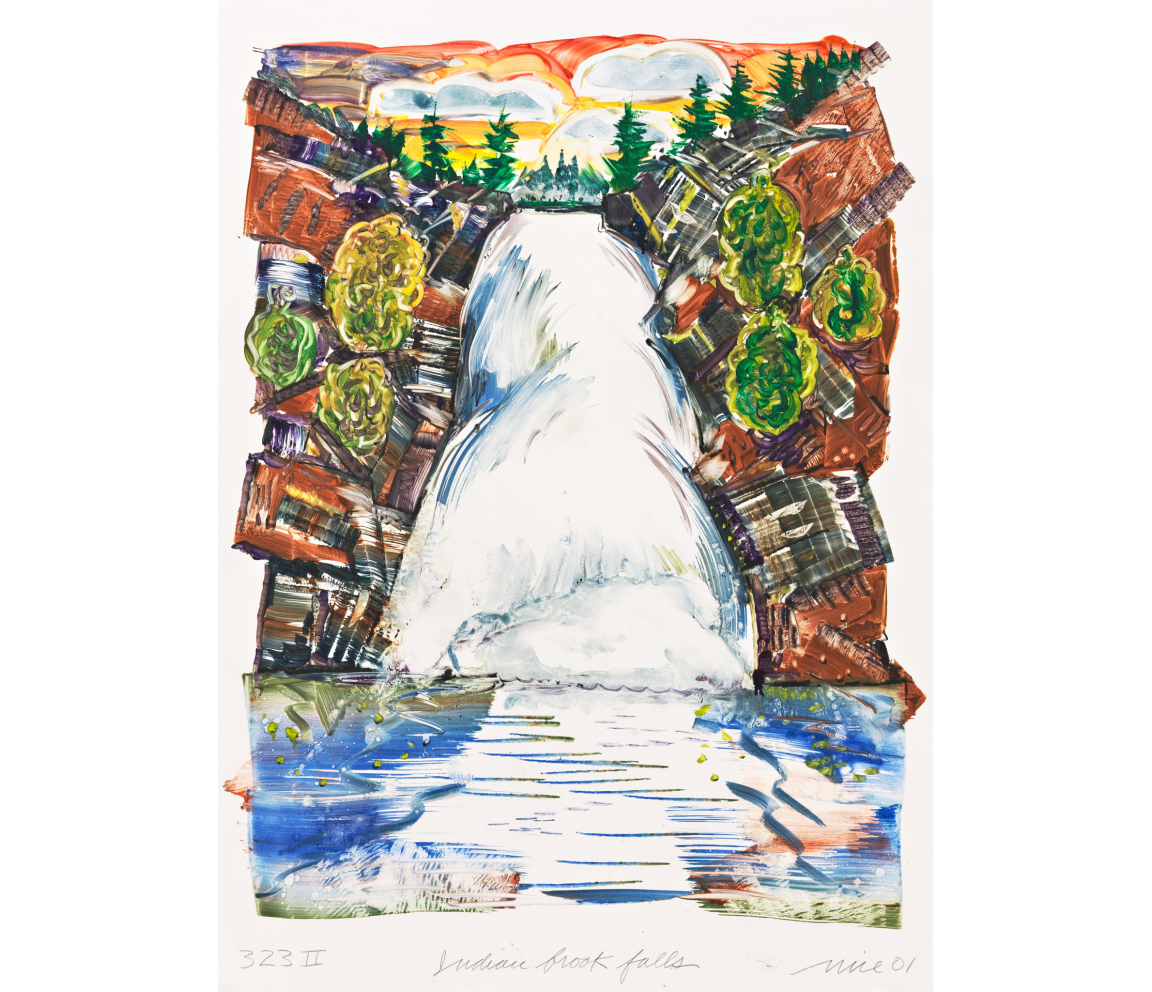 "Indian Brook Falls II (323)" (2001) by Don Nice