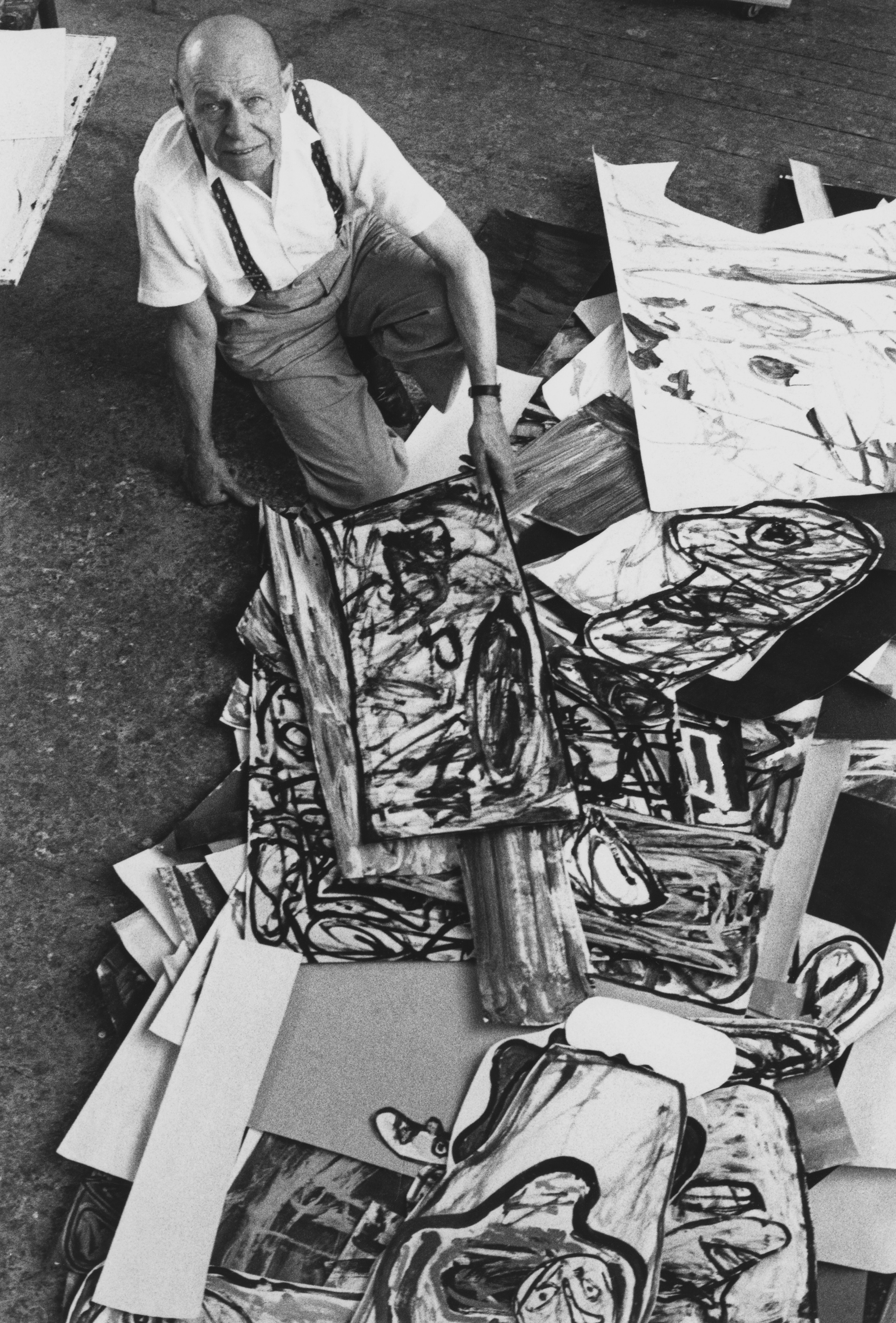 Jean Dubuffet, circa 1985 (photo © Kurt Wyss)
