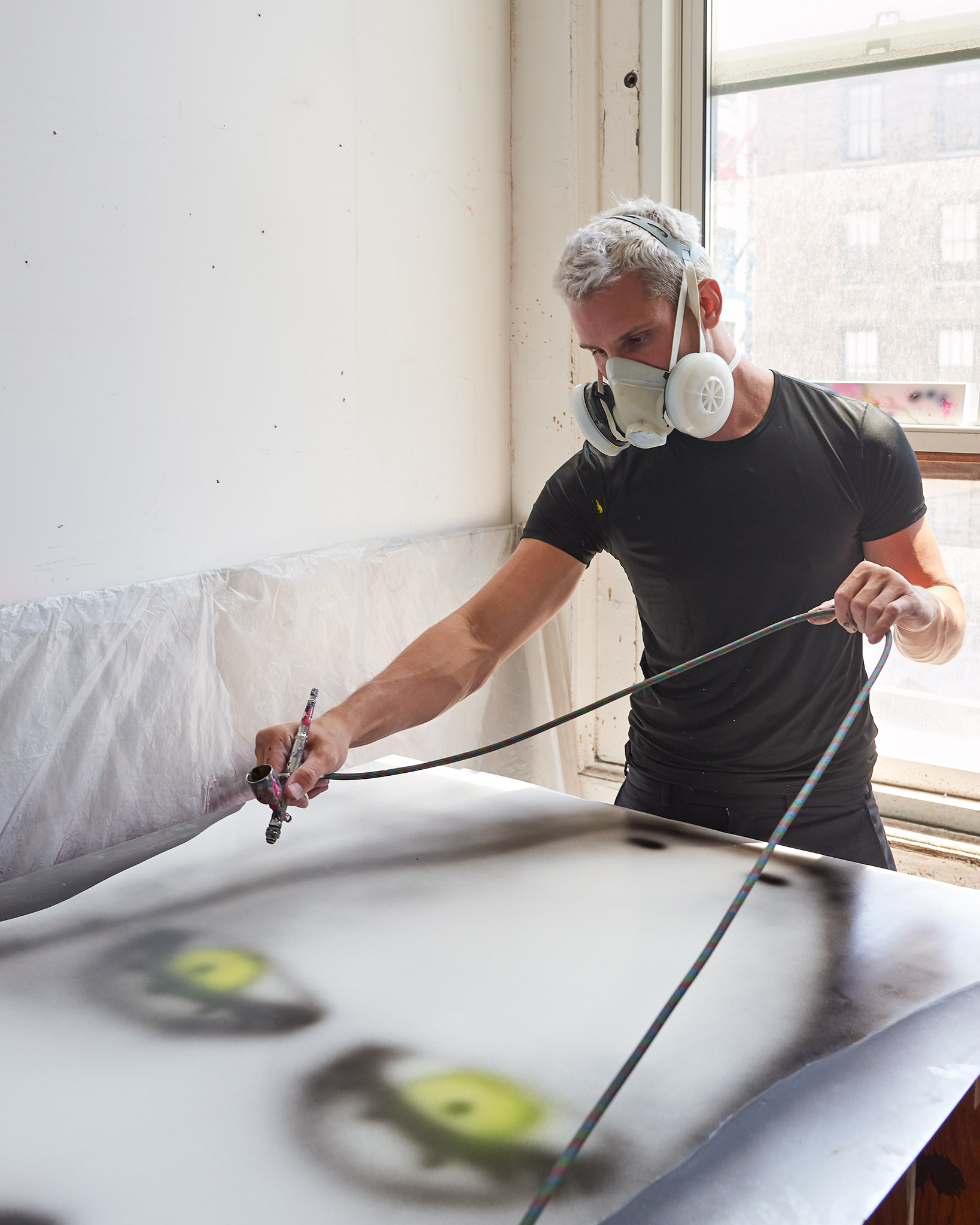 Austin Lee at Pace Editions, 2019. 