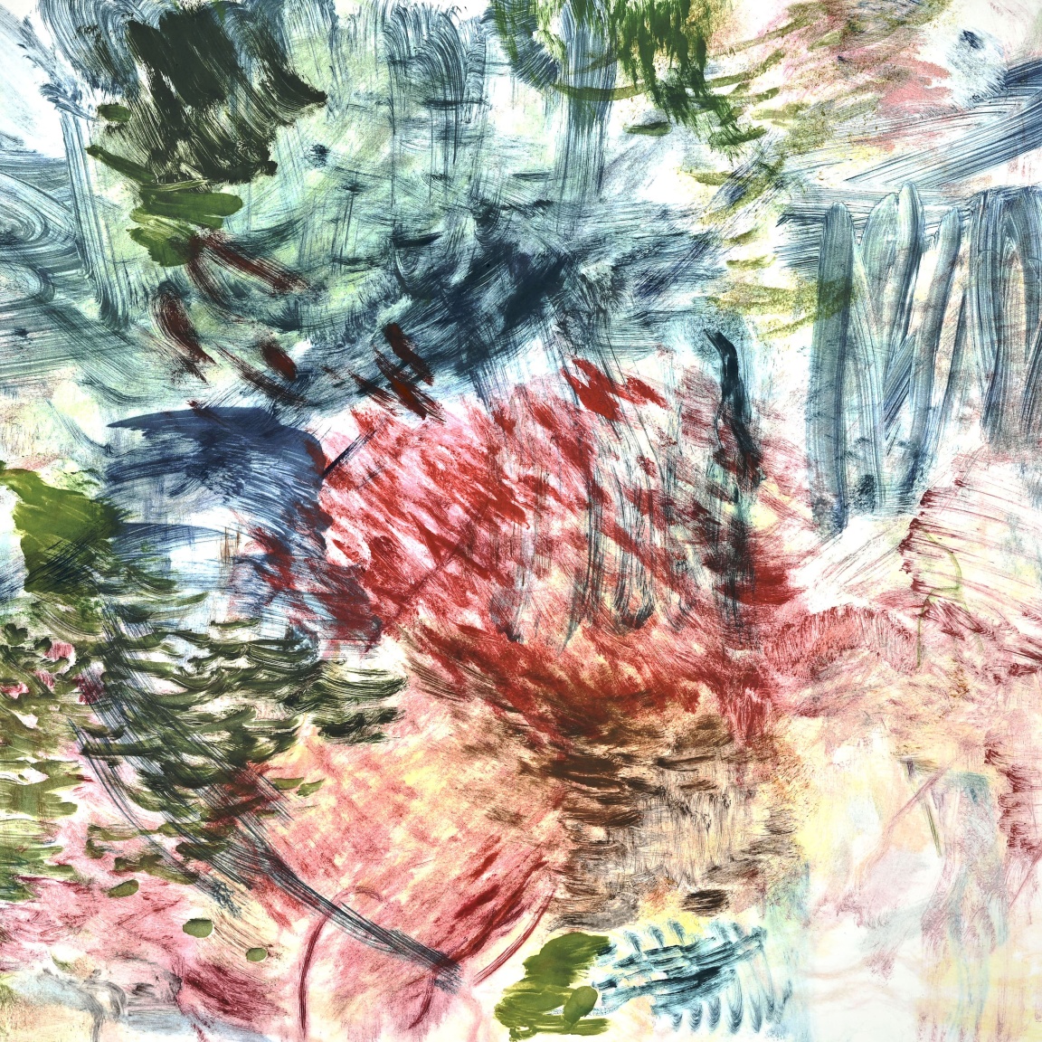 Detail of "Ark Ashore" (2024) by Nigel Cooke