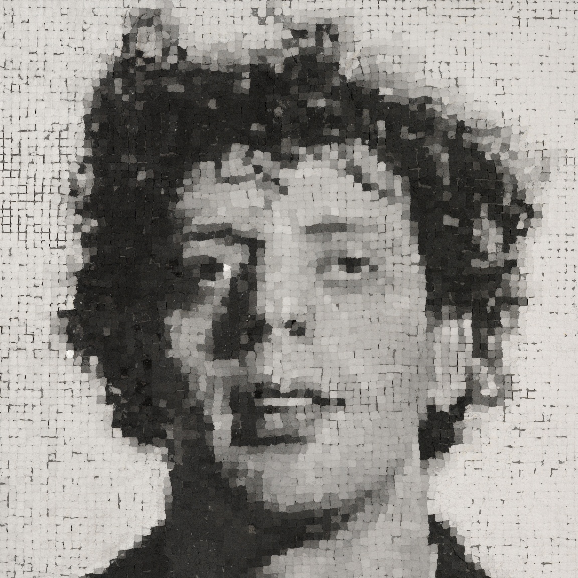 "Phil Manipulated" (1982) by Chuck Close