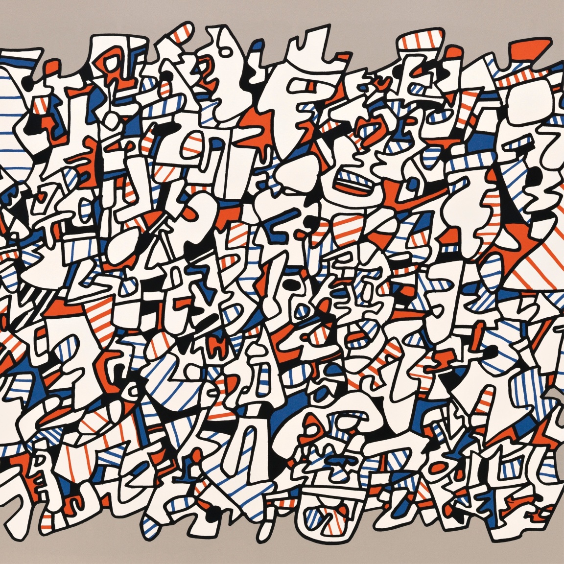 "Ontogenese" (1975) by Jean Dubuffet