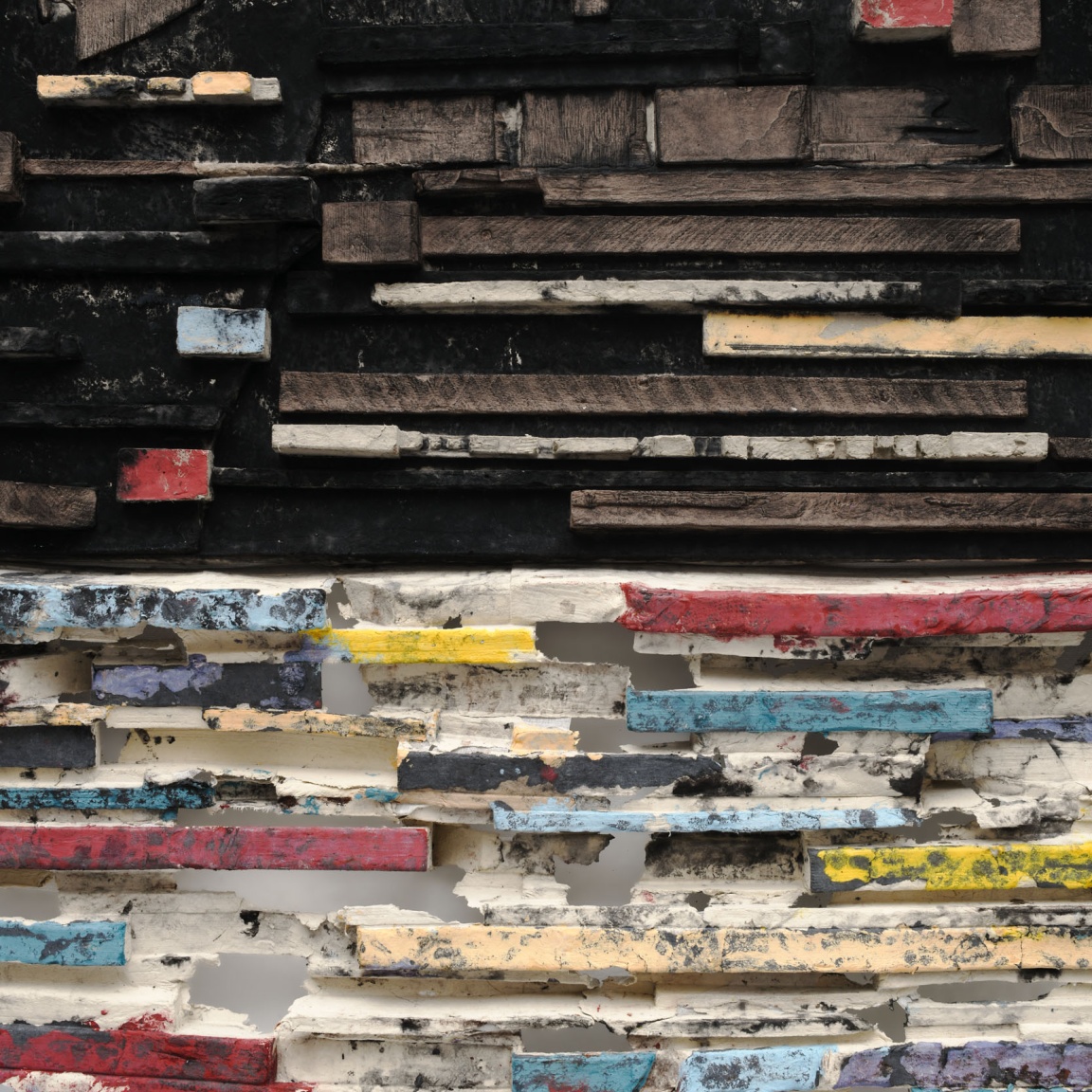 Detail of "105P" by Leonardo Drew