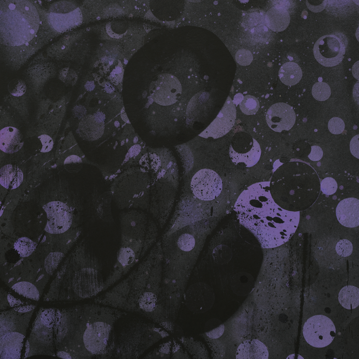 Detail of "Untitled (Purple)" (2025) by Friedrich Kunath