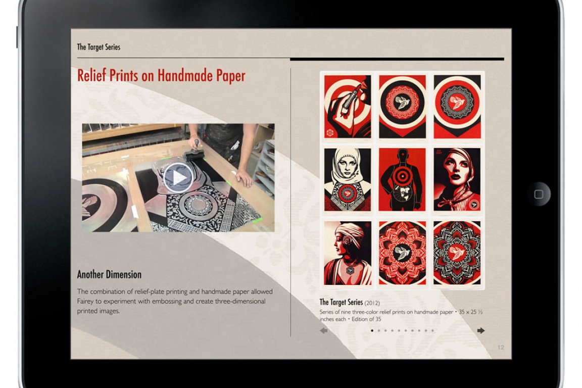 "Shepard Fairey Harmony & Discord" catalog now available for iPad