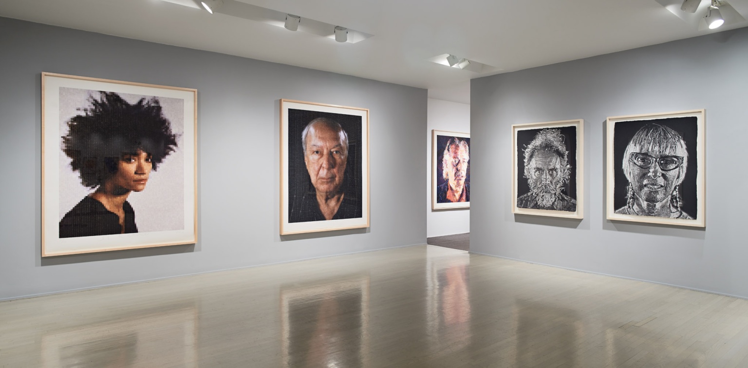 Chuck Close: Portraits of Artists | Pace Prints