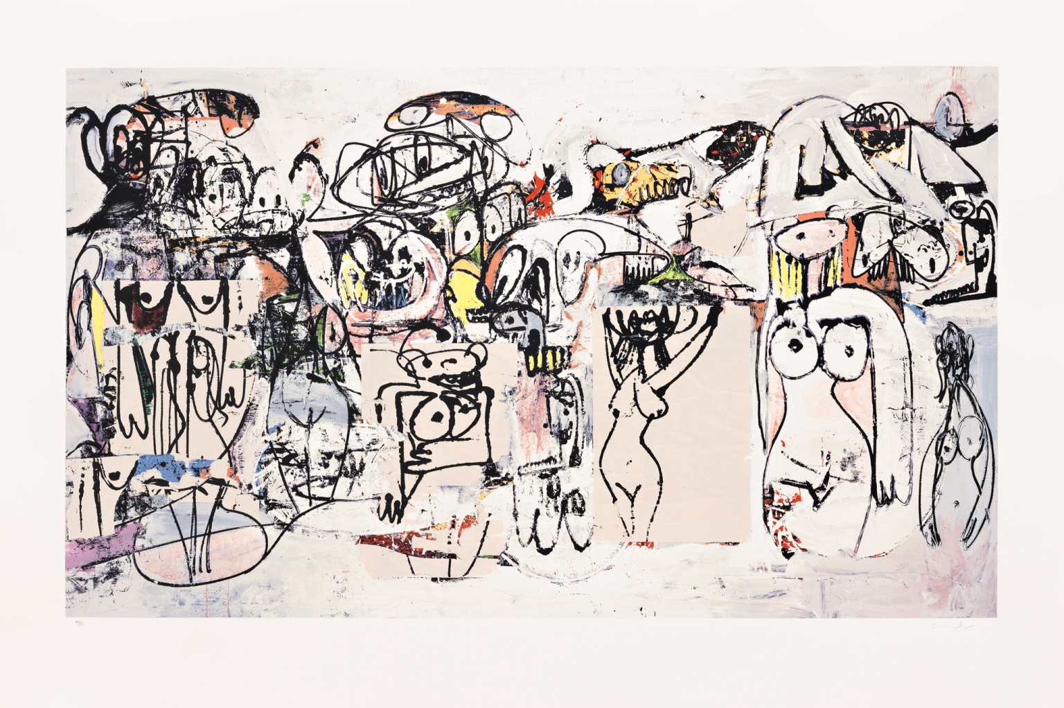 "Invocations of Miles" (2000) by George Condo