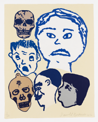 Crowd C, Donald Baechler, 2012.