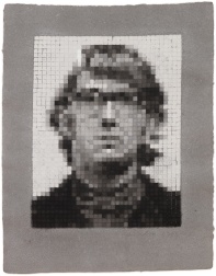 "Keith I" (1981) by Chuck Close