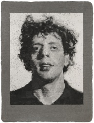 "Phil Manipulated" (1982) by Chuck Close