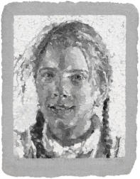 "Georgia" (1984) by Chuck Close
