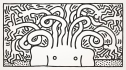 "Untitled" (1986) by Keith Haring