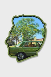 "Self Portrait (Vintage Car)" (2026) by Alex Israel