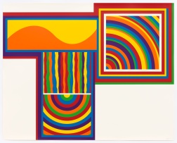 "Arcs and Bands in Colors, 1" (1999) by Sol LeWitt