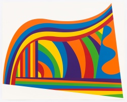 "Arcs and Bands in Colors, 2" (1999) by Sol LeWitt