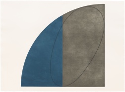 "Curved Plane/Figure I" (1994) by Robert Mangold