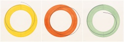 "Untitled (Ring Image A, B, & C)" (2010) by Robert Mangold