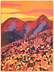 "Sunset" (2024) by Hilary Pecis