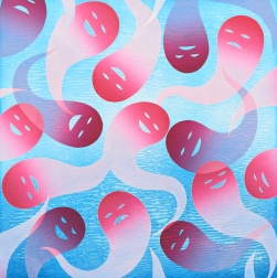 "Primordial Sperm Ghosts 1" (2021) by Robin F. Williams