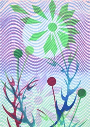 "Tarot Blossom 3" (2025) by Robin F. Williams