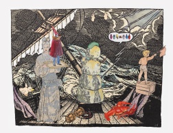 "Bonjour" (2013) by Jane Hammond