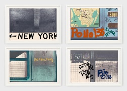 "Subway Series (Set of Four: New York, Pollo 136, Ballbusters and 57th Street)" (1972) by John Loring