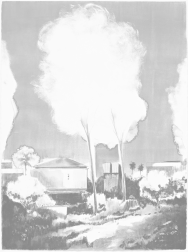 "The Town with Cloud Trees" (2025) by Gamaliel Rodríguez