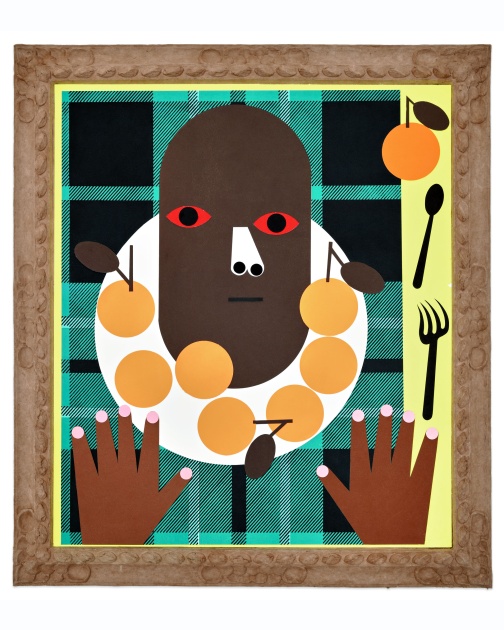 "Humble Gifts #12" (2024) by Nina Chanel Abney