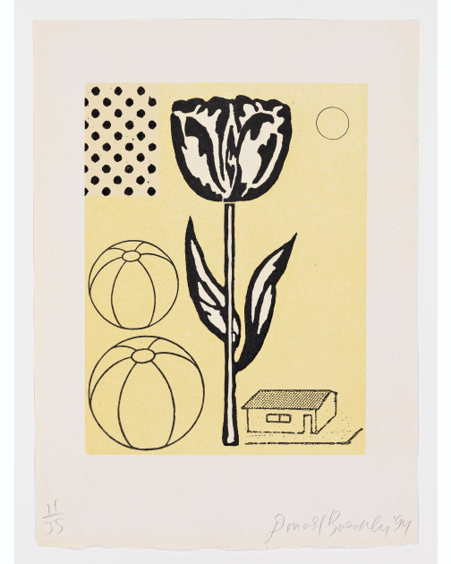 Days of the Week II (#2), Donald Baechler, 1994.