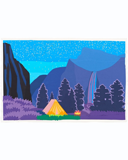 "Yosemite Night Camp" (2020) by Daniel Heidkamp