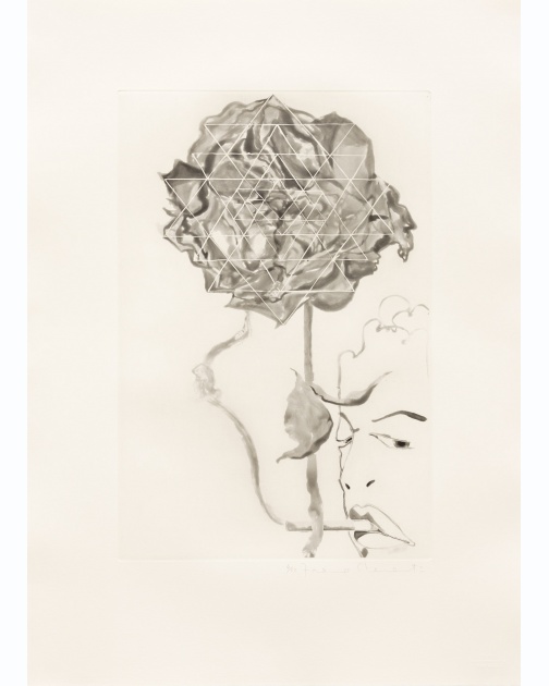 "Pessimist Rose" (1989) by Francesco Clemente