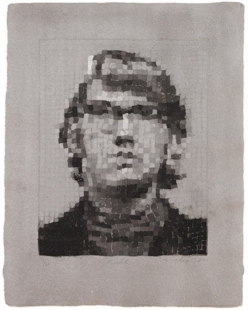 "Keith IV" (1981) by Chuck Close