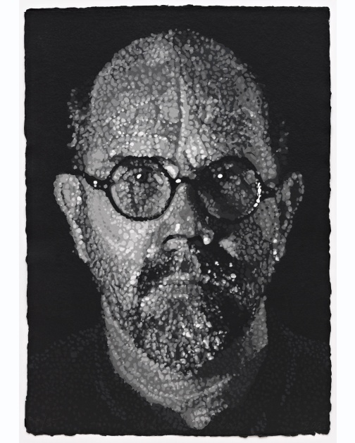 "Self-Portrait/Pulp" (2001) by Chuck Close