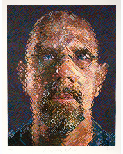 "Self-Portrait" (2007) by Chuck Close
