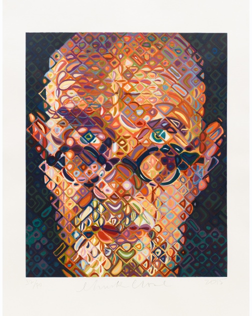 "Self-Portrait" (2015) by Chuck Close