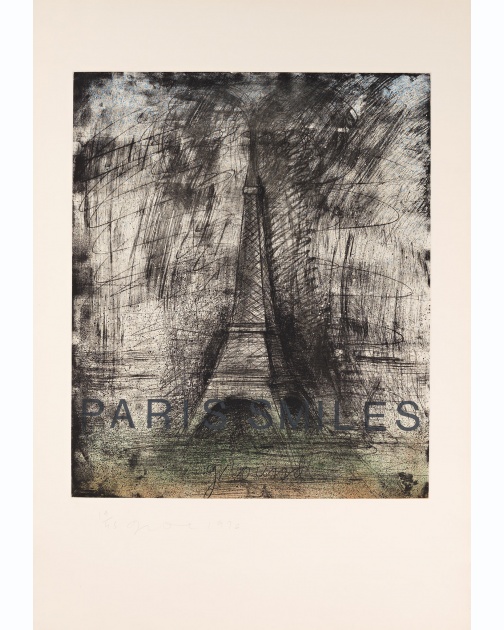 "Paris Smiles in Darkness (from Paris Smiles Portfolio)" (1976) by Jim Dine