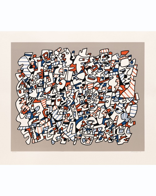 "Ontogenèse" (1975) by Jean Dubuffet
