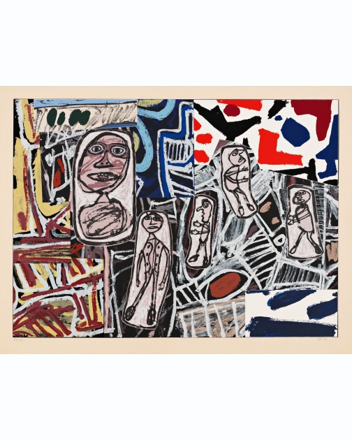 "Faits Memorables III" (1978) by Jean Dubuffet