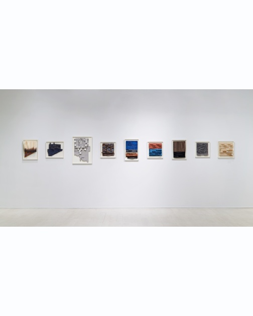 "84P" (2021) by Leonardo Drew (installation view)