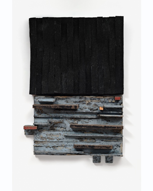 "95P" (2025) by Leonardo Drew