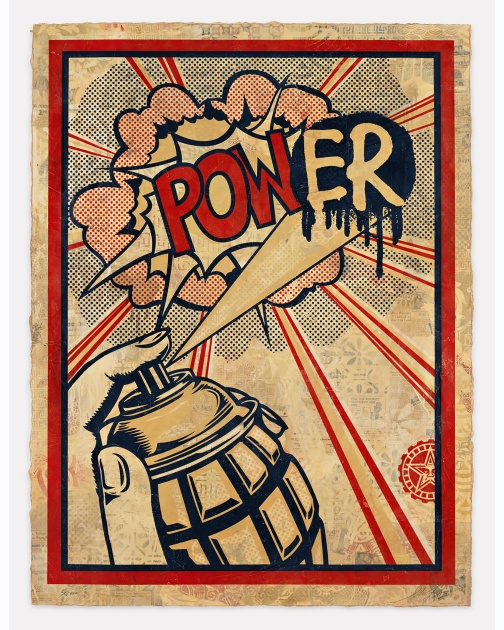 "Power, HPM" (2011–2012) by Shepard Fairey